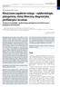 Kleszczowe zapalenie mózgu epidemiologia, patogeneza, obraz kliniczny, diagnostyka, profilaktyka i leczenie