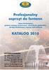 Profesjonalny osprzęt do fontann KATALOG 2010