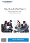 Socha & Partners. Socha & Partners. International Know-How. International success. International Know-How. International Success.