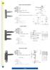 12x50 two-wing pivot screw-in hinges