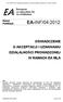 EA INF/04:2012 Deklaracja akceptacji i uznawania działań prowadzonych w ramach EA MLA