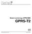 Moduł monitoringu GPRS/SMS GPRS-T2