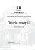 Akademia Muzyczna Wydział Kompozycji, Teorii Muzyki, Rytmiki i Edukacji Muzycznej Teoria muzyki INFORMATOR Dziekan Wydziału