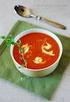 Zupy / Soups. Kremowa zupa pomidorowa ze śmietaną, 12zł. Domowy rosół z kęskami kury i ziołowymi kluseczkami, 14zł