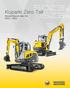 Koparki Zero Tail Wacker Neuson Zero Tail 50Z3 2 75Z3 2