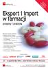 Eksport i import w farmacji przepisy i praktyka