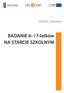 RAPORT Z BADANIA. BADANIE 6- i 7-latków NA STARCIE SZKOLNYM