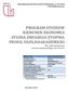 PROGRAM STUDIÓW KIERUNEK EKONOMIA STUDIA DRUGIEGO STOPNIA PROFIL OGÓLNOAKADEMICKI dla cyklu kształcenia od roku akademickiego 2014/2015