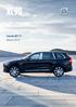 Xc90 EXCELLENCE. Cennik MY 17 Marzec 2016. 1 Cennik MY 17 Marzec 2016 VOLVO XC90 Excellence