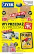 70% 220,- 135,- 35,- WYPRZEDAŻ WYPRZEDAŻ RABAT 20-40% 25,- 40,- 165,- RABAT 30-50% 149,- 94,- 49% 58% MIESIĄCA 70% rabat. Zobacz więcej na JYSK.