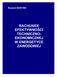 Ryszard BARTNIK RACHUNEK EFEKTYWNOŚCI TECHNICZNO- EKONOMICZNEJ W ENERGETYCE ZAWODOWEJ