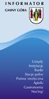 GMINY GÓRA. Urzędy Instytucje Banki Stacje paliw Pomoc medyczna Apteki Gastronomia Noclegi