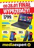 1 99, 1949, WYPRZEDAŻY! OD 28.01 FINAŁ 495, 529, 285, 299, 15.6 CALA 5 CALI. Karta gra czna GeForce 920M Dwurdzeniowy procesor Intel Core i3