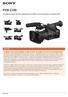 PXW-Z100. Kompaktowa kamera XDCAM z czujnikiem Exmor R CMOS 1/2,33 cala rejestrująca w formacie XAVC. Omówienie