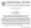 Warszawa, dnia 31 maja 2016 r. Poz. 736. OBWIESZCZENIE ministra sprawiedliwości. z dnia 18 maja 2016 r.