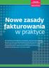 Nowe zasady. fakturowania