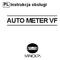 Instrukcja obsługi AUTO METER VF