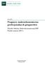 Prognozy makroekonomiczne profesjonalnych prognostów