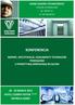 KONFERENCJA NORMY, SPECYFIKACJE, DOKUMENTY TECHNICZNE POWIĄZANE Z DYREKTYWĄ DŹWIGOWĄ 95/16/WE 18-20 MARCA 2015 HOTEL CZARNY POTOK **** KRYNICA-ZDRÓJ