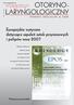 OTORYNO- LARYNGOLOGICZNY. Europejskie wytyczne dotyczàce zapaleƒ zatok przynosowych i polipów nosa 2007. Podr czny przewodnik WYDANIE SPECJALNE 2008