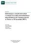 Informacja o cenach mieszkań i sytuacji na rynku nieruchomości mieszkaniowych i komercyjnych w Polsce w III kwartale 2013 r.