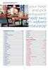 Find your hotel and pick a restaurant! Znajdź swój hotel i wybierz restaurację!