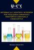 INFORMACJA Z KONTROLI WYROBÓW POD WZGLÊDEM ZAWARTOŒCI NIEKTÓRYCH SUBSTANCJI CHEMICZNYCH