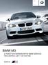 BMW M3. Marzec 2012. Radość z jazdy. Cennik BMW M3 Z PAKIETEM SERWISOWYM BMW SERVICE INCLUSIVE 5 LAT / 100 000 KM. BMW M.