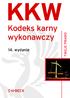 KKW. Kodeks karny wykonawczy. 14. wydanie