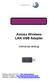 IEEE 802.11b/g. Asmax Wireless LAN USB Adapter. Instrukcja obsługi