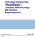 Instrukcja UŜytkownika HaloŚląski - serwisu telefonicznego dla klientów korporacyjnych