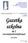 Gazetka szkolna. nr 1. wrzesień/październik/listopad 2015/2016. ZESPÓŁ SZKÓŁ SPECJALNYCH Nr 5 im. Marii Grzegorzewskiej W SOPOCIE