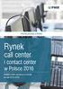 PRZYKŁADOWE STRONY. Rynek. call center i contact center. w Polsce 2016