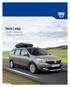Dacia Lodgy Cennik akcesoriów Ważny od 23/06/2014