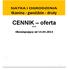 SIATKA i OGRODZENIA tkanina - gwoździe - druty CENNIK oferta (PLN) Obowiązujący od 14.04.2014