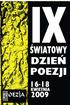 IX Światowy Dzień Poezji