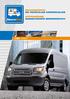 EQUIPAMIENTO DE VEHÍCULOS COMERCIALES WYPOSAZENIE SAMOCHODÓW SERWISOWYCH FORD TRANSIT