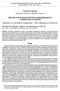 METODY OCENY EFEKTYWNOŚCI PRZEDSIĘBIORSTW PORÓWNANIE WYNIKÓW 1 METHODS OF EFFICIENCY ESTIMATION THE COMPARISON OF RESULTS. Wstęp