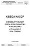 KSIĘGA HACCP. SAMODZIELNY PUBLICZNY ZESPÓŁ OPIEKI ZDROWOTNEJ W KOLBUSZOWEJ ul. Grunwaldzka 4 DZIAŁ ŻYWIENIA. 12 czerwca 2015