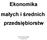 Ekonomika małych i średnich przedsiębiorstw