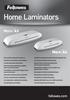 Home Laminators. fellowes.com