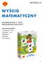 WYŚCIG MATEMATYCZNY INSTRUKCJA. gra edukacyjna dla 2-4 osób rekomendowany wiek: od lat 7