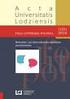 ACTA UNIVERSITATIS LODZIENSIS FOLIA GEOGRAPHICA PHYSICA 3, 1998 WIELOLETNIE ZRÓŻNICOWANIE LICZBY DNI MROŹNYCH I BARDZO MROŹNYCH W KRAKOWIE I PRADZE