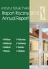 RAPORT ROCZNY ANNUAL REPORT