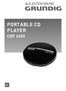 PORTABLE CD PLAYER CDP 6300