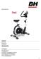 H674U ARTIC DUAL. PRODUCENT: BH FITNESS EXERCYCLE S.L. P.O. BOX Vitoria Spain