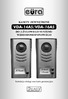 Kasety zewnętrzne VDA-14A5/VDA-16A5 do 2-żyłowego systemu wideodomofonowego