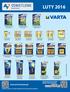 12,54 15,42* Akumulator Varta R6 2600mAh Professional E ,07 0,53 1,32* Bateria Varta R14 Superlife folia E ,30 1,60*