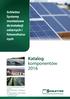 Katalog komponentów Schletter Systemy montażowe do instalacji solarnych i fotowoltaicznych