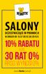 Salony. 30 rat 0% 10% rabatu. RRSO wynosi 0% albo. uczestniczące w promocji W DNIACH OD DO R.